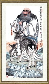 李燕_鹿苑罗汉图
