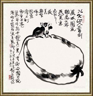 李燕_鼠瓜图
