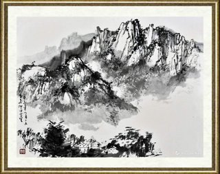 刘曦林_青岛崂山写生之四