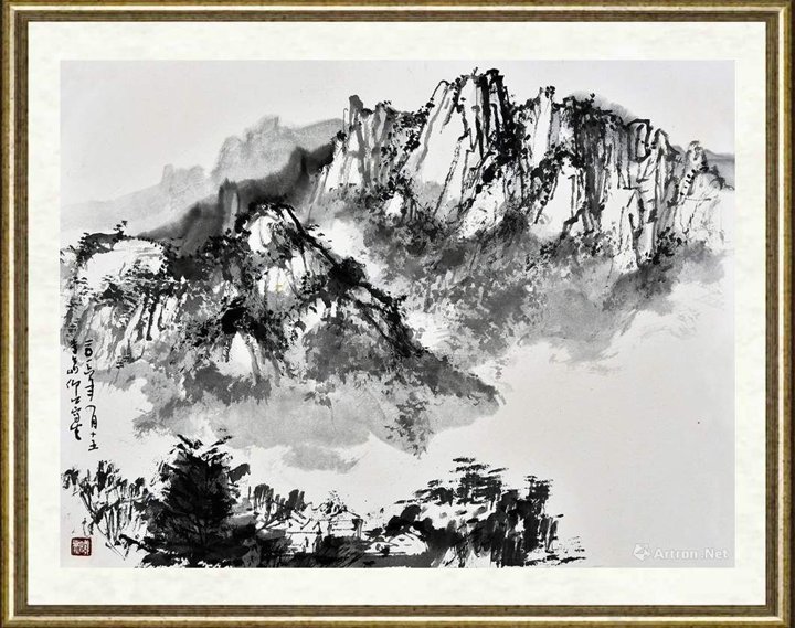 刘曦林_青岛崂山写生之四