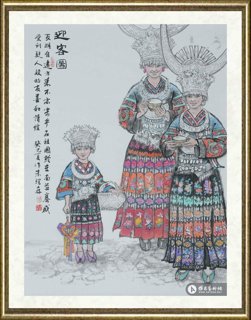 朱理存_迎客图