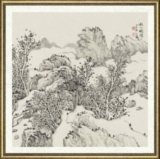 潘一见_秋山晚晴