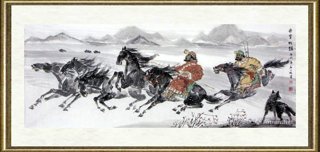 樊鸿宾_飞雪牧归