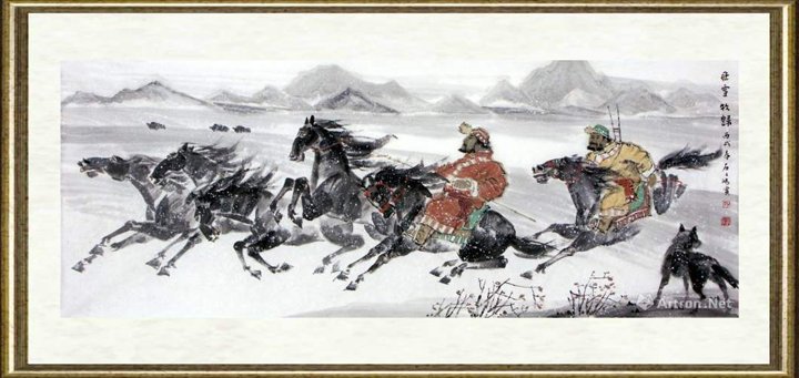 樊鸿宾_飞雪牧归