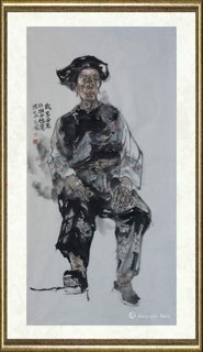 陈文国_苗族人物写生