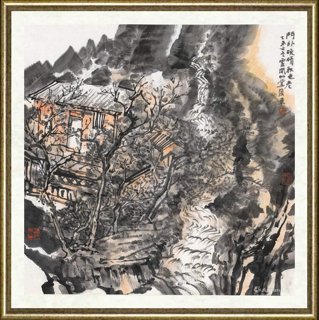 张东_门外晚晴秋色老