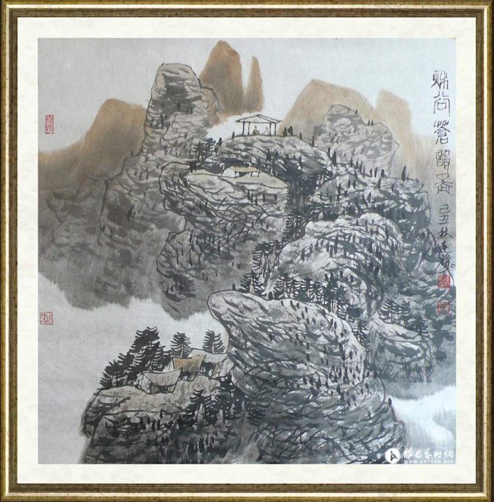 张廷禄_秋谷苍韵图