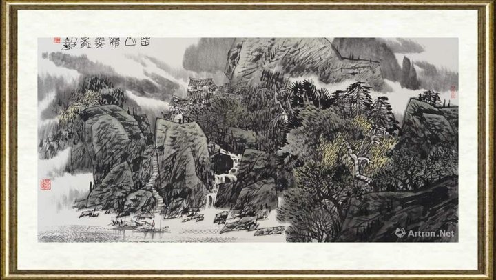 张廷禄_苗山积翠图