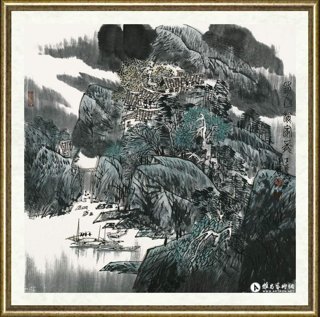 张廷禄_蜀山渔家图