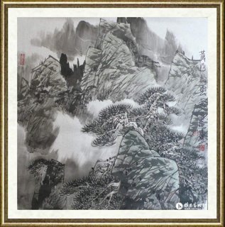 张廷禄_黄山松云图
