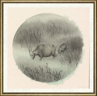 戴顺智_百牛百态图016