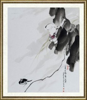 尹默_荷塘烟云