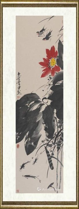 尹默_荷韵之三