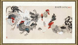 王迎春_群鸡
