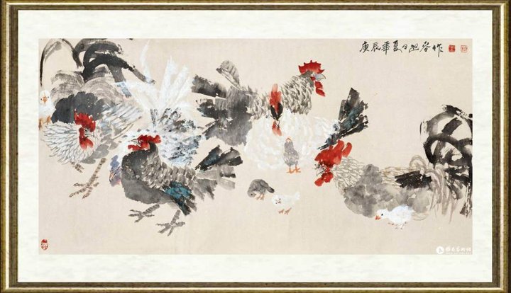 王迎春_群鸡