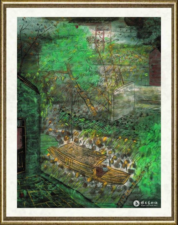 方向_风中春池水