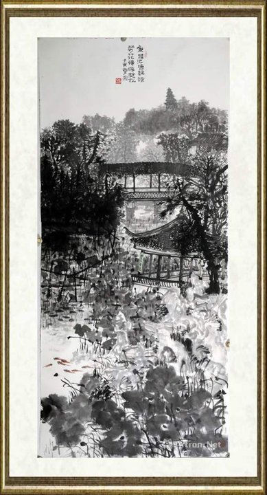 张宝澍_鱼跃池塘