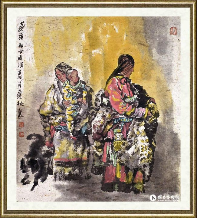 纪连彬_藏族妇女
