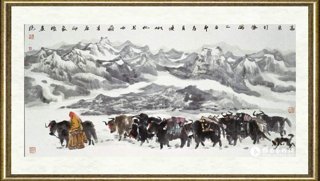 纪连彬_高原行旅图之一