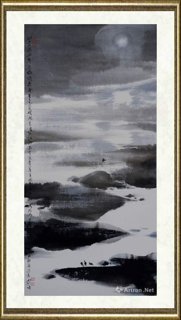刘墉（当代）_长河月夜