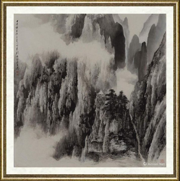刘墉（当代）_黄山印象