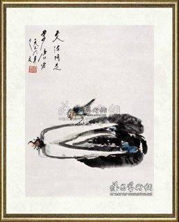 唐云_白菜小鸟