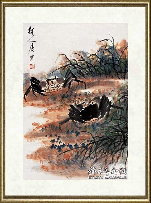 唐云_芦蟹