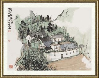 林容生_贵州安顺写生之七