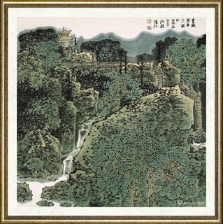 满维起_青城写生之一