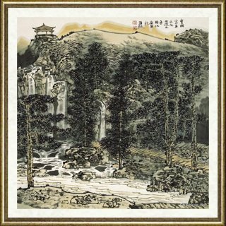 满维起_青城写生之七