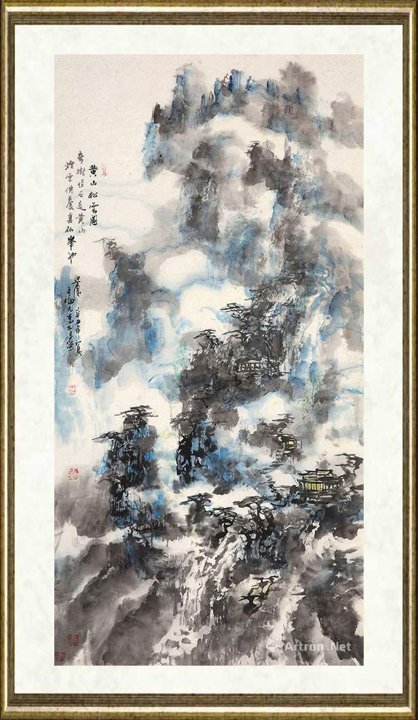 王福元_黄山松云图