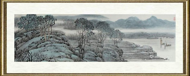 阮荣春_绿庄图局部2
