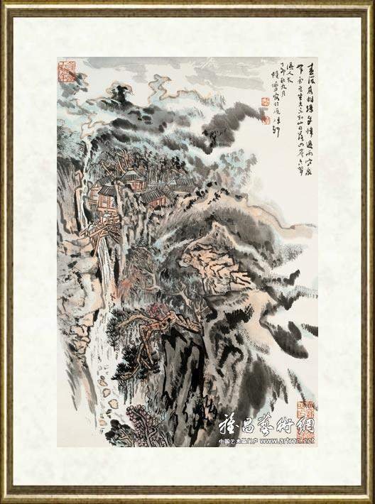 陆俨少_空翠湿人衣