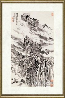 陆俨少_草堂待友图
