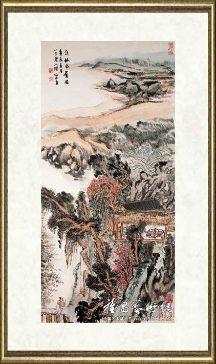 陆俨少_蕉林书屋图
