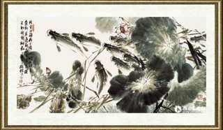 陈葆棣_鱼跃芙蓉池