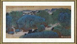 关奇_翠微晚山幽1