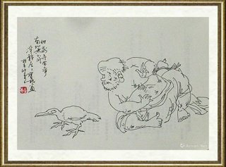 宝松_钢笔画单幅014