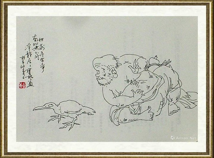 宝松_钢笔画单幅014