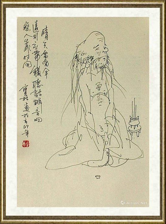 宝松_钢笔画单幅057