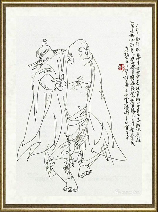 宝松_钢笔画单幅060