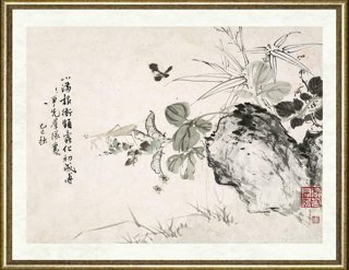 张仲平_虫趣图-安徽省博物院馆藏