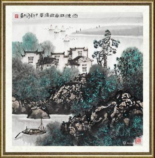 张松_雨洗江南欲滴翠
