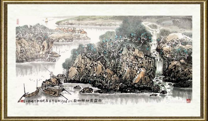 张松_雨露青山绿如新