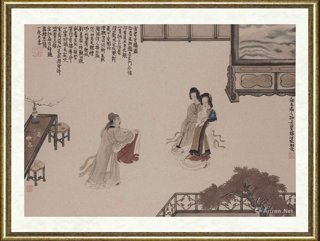 于水_香君守楼图
