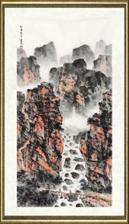 杨逸九_赤壁观瀑