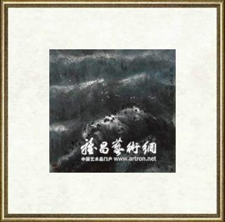赵准旺_苍山雪霁图
