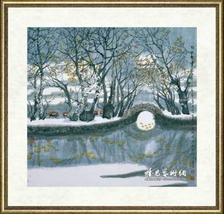 赵准旺_银锭桥畔迎春雪