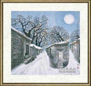 赵准旺_雪夜胡同引鸟来