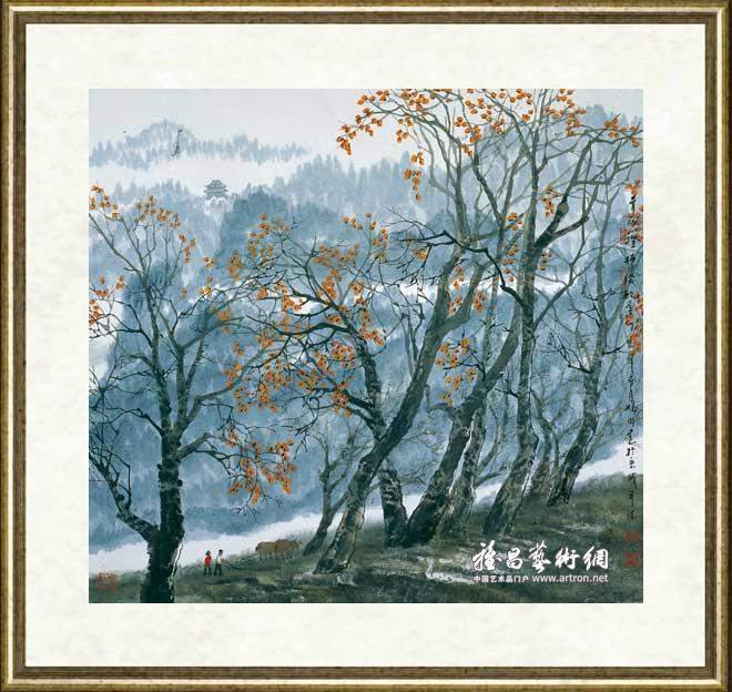 赵准旺_青山橙柿缀殿堂